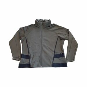 Adidas Women's Cold.Rdy Training Jacket Hoodie, Dark Legend Earth Green Gray, 3X